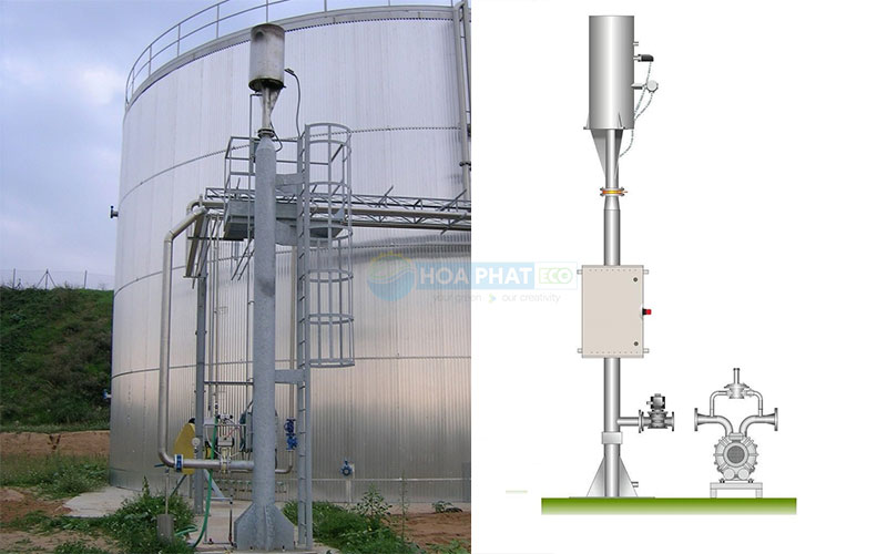 Hoa Phat Eco Dau Dot Ho Biogas Flare